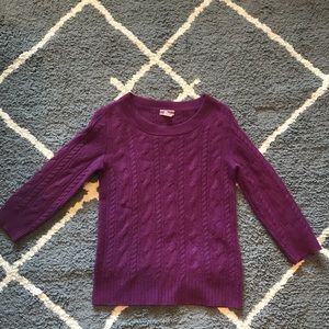 100% cashmere J. Crew Sweater